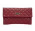 Large Eugenie Clutch, &pound;90, Handbags, Burgundy, Leather, Front view